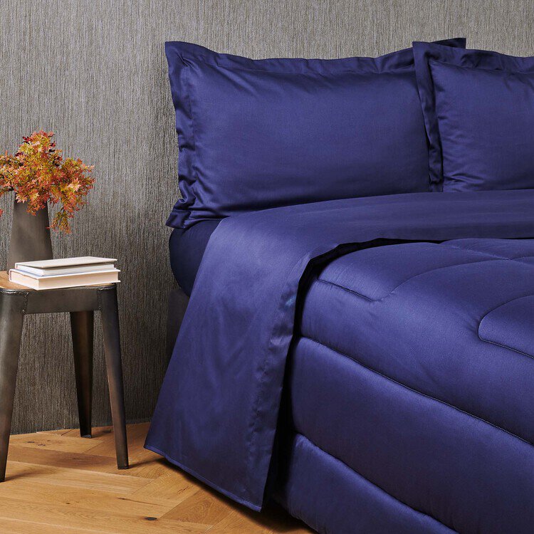 Completo lenzuola in raso di cotone 110fili Noblesse di Zucchi Collection