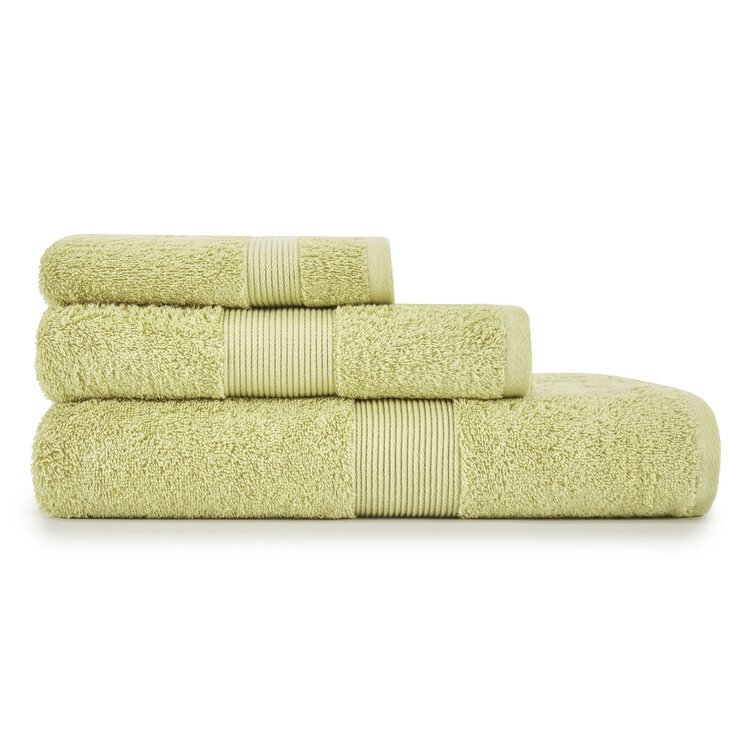 Lashuma Sienna Set 4 Asciugamani Da Cucina | 50x50 Cm | 100% Cotone | Verde E Beige | Morbidi E Assorbenti