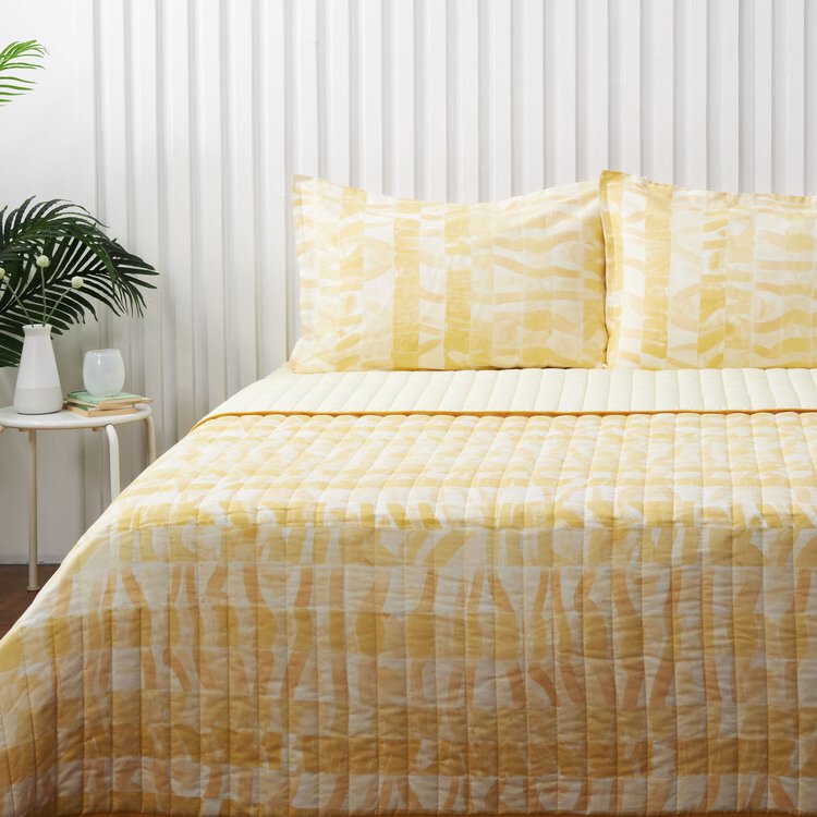 Copriletto Trapuntato Raso Eunice Giallo acquista online Zucchi