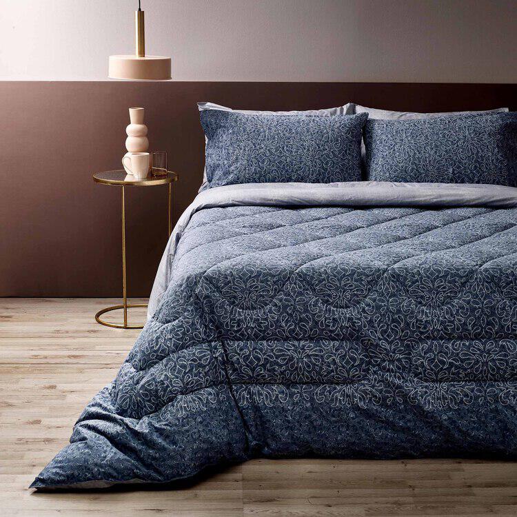 Acquista online Trapunta Double Face Wavy Grigio Zucchi