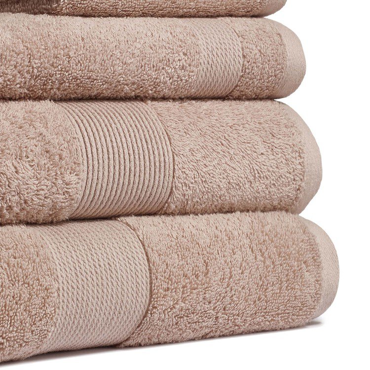 Zucchi Sempione Telo Doccia Maxi 100x150 Cm - Puro Cotone 550gr/mq - Jacquard Beige - Asciugamano Grande Oeko-Tex